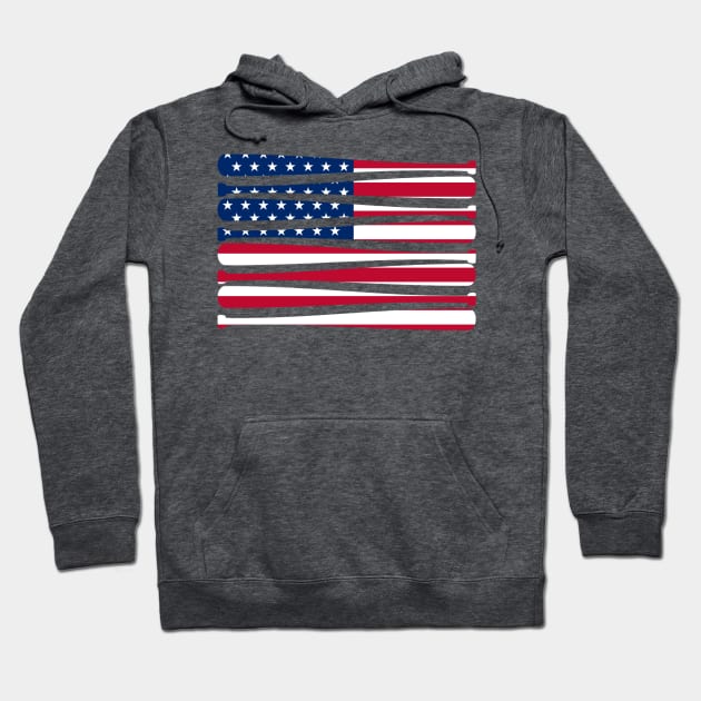 United States of Baseball Hoodie by scornely